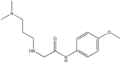 2-{[3-(dimethylamino)propyl]amino}-N-(4-methoxyphenyl)acetamide