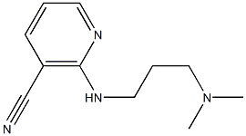 2-{[3-(dimethylamino)propyl]amino}nicotinonitrile Structure