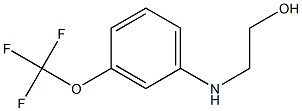 2-{[3-(trifluoromethoxy)phenyl]amino}ethan-1-ol Struktur