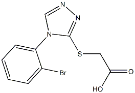 2-{[4-(2-bromophenyl)-4H-1,2,4-triazol-3-yl]sulfanyl}acetic acid