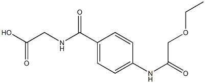 2-{[4-(2-ethoxyacetamido)phenyl]formamido}acetic acid 化学構造式