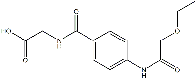 2-{[4-(2-ethoxyacetamido)phenyl]formamido}acetic acid Structure