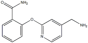 2-{[4-(aminomethyl)pyridin-2-yl]oxy}benzamide