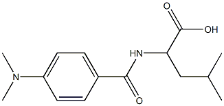 2-{[4-(dimethylamino)benzoyl]amino}-4-methylpentanoic acid|