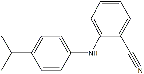 2-{[4-(propan-2-yl)phenyl]amino}benzonitrile Struktur