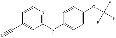 2-{[4-(trifluoromethoxy)phenyl]amino}pyridine-4-carbonitrile