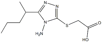 2-{[4-amino-5-(pentan-2-yl)-4H-1,2,4-triazol-3-yl]sulfanyl}acetic acid