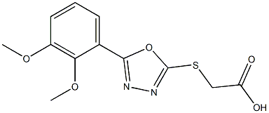 2-{[5-(2,3-dimethoxyphenyl)-1,3,4-oxadiazol-2-yl]sulfanyl}acetic acid