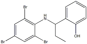 2-{1-[(2,4,6-tribromophenyl)amino]propyl}phenol Structure