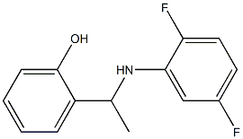 2-{1-[(2,5-difluorophenyl)amino]ethyl}phenol Structure