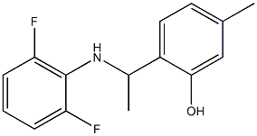  2-{1-[(2,6-difluorophenyl)amino]ethyl}-5-methylphenol