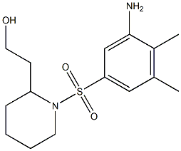 2-{1-[(3-amino-4,5-dimethylbenzene)sulfonyl]piperidin-2-yl}ethan-1-ol