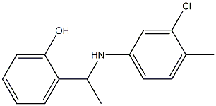 2-{1-[(3-chloro-4-methylphenyl)amino]ethyl}phenol
