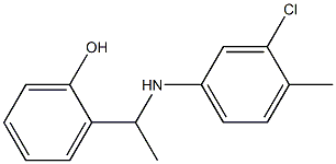  2-{1-[(3-chloro-4-methylphenyl)amino]ethyl}phenol