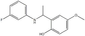 2-{1-[(3-fluorophenyl)amino]ethyl}-4-methoxyphenol