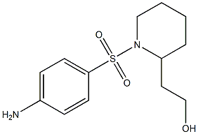 2-{1-[(4-aminophenyl)sulfonyl]piperidin-2-yl}ethanol Structure