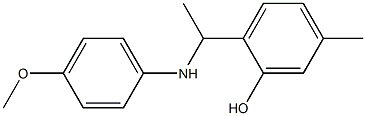 2-{1-[(4-methoxyphenyl)amino]ethyl}-5-methylphenol