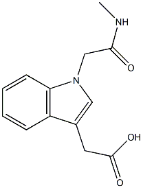 2-{1-[(methylcarbamoyl)methyl]-1H-indol-3-yl}acetic acid