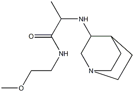 2-{1-azabicyclo[2.2.2]octan-3-ylamino}-N-(2-methoxyethyl)propanamide|