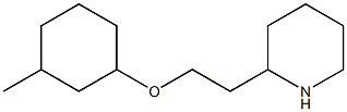  2-{2-[(3-methylcyclohexyl)oxy]ethyl}piperidine