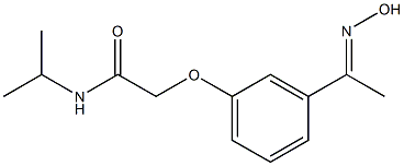  2-{3-[(1E)-N-hydroxyethanimidoyl]phenoxy}-N-isopropylacetamide