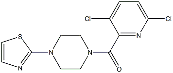2-{4-[(3,6-dichloropyridin-2-yl)carbonyl]piperazin-1-yl}-1,3-thiazole