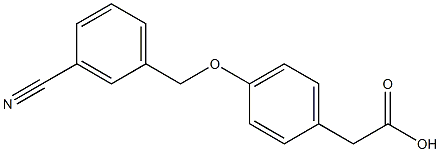 2-{4-[(3-cyanophenyl)methoxy]phenyl}acetic acid