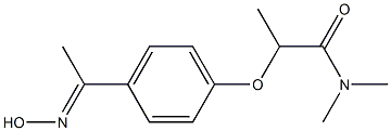 2-{4-[1-(hydroxyimino)ethyl]phenoxy}-N,N-dimethylpropanamide