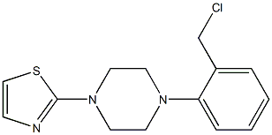 2-{4-[2-(chloromethyl)phenyl]piperazin-1-yl}-1,3-thiazole|