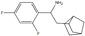 2-{bicyclo[2.2.1]heptan-2-yl}-1-(2,4-difluorophenyl)ethan-1-amine Structure