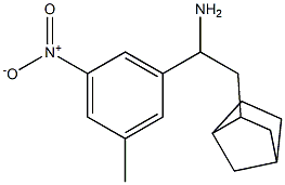 2-{bicyclo[2.2.1]heptan-2-yl}-1-(3-methyl-5-nitrophenyl)ethan-1-amine
