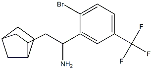 2-{bicyclo[2.2.1]heptan-2-yl}-1-[2-bromo-5-(trifluoromethyl)phenyl]ethan-1-amine|