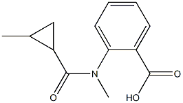 2-{methyl[(2-methylcyclopropyl)carbonyl]amino}benzoic acid