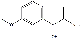 2-amino-1-(3-methoxyphenyl)propan-1-ol Structure