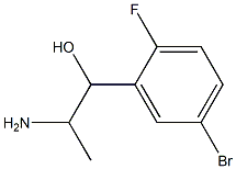 2-amino-1-(5-bromo-2-fluorophenyl)propan-1-ol Structure