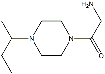 2-amino-1-[4-(butan-2-yl)piperazin-1-yl]ethan-1-one 结构式