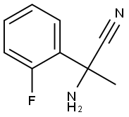 2-amino-2-(2-fluorophenyl)propanenitrile 结构式