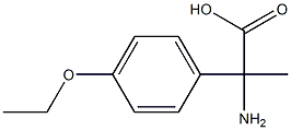 2-amino-2-(4-ethoxyphenyl)propanoic acid Structure