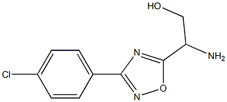 2-amino-2-[3-(4-chlorophenyl)-1,2,4-oxadiazol-5-yl]ethan-1-ol