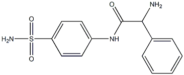 2-amino-2-phenyl-N-(4-sulfamoylphenyl)acetamide Structure