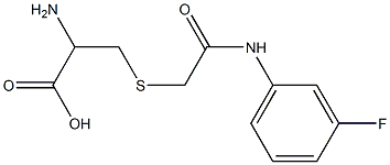2-amino-3-({2-[(3-fluorophenyl)amino]-2-oxoethyl}thio)propanoic acid