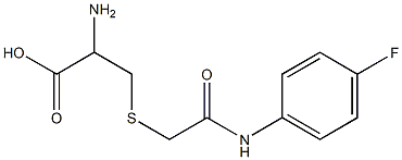  2-amino-3-({2-[(4-fluorophenyl)amino]-2-oxoethyl}thio)propanoic acid