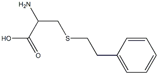 2-amino-3-[(2-phenylethyl)thio]propanoic acid,,结构式