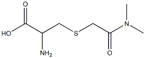 2-amino-3-{[2-(dimethylamino)-2-oxoethyl]thio}propanoic acid 化学構造式