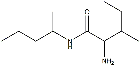 2-amino-3-methyl-N-(1-methylbutyl)pentanamide Struktur