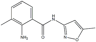 2-amino-3-methyl-N-(5-methylisoxazol-3-yl)benzamide