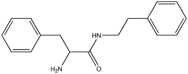 2-amino-3-phenyl-N-(2-phenylethyl)propanamide Structure