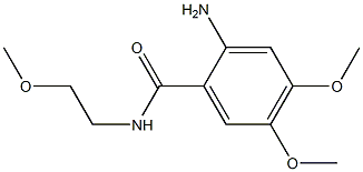 2-amino-4,5-dimethoxy-N-(2-methoxyethyl)benzamide