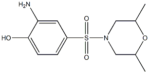 2-amino-4-[(2,6-dimethylmorpholine-4-)sulfonyl]phenol