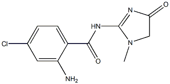 2-amino-4-chloro-N-(1-methyl-4-oxo-4,5-dihydro-1H-imidazol-2-yl)benzamide|